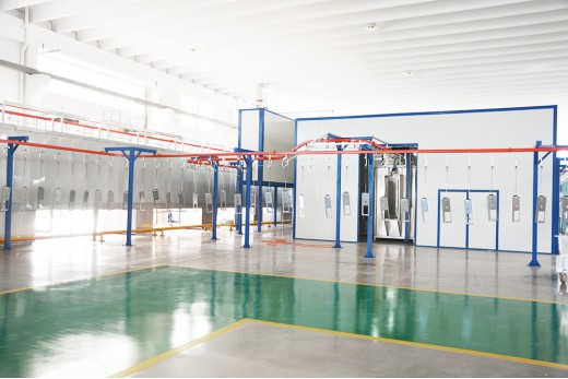 美國（guó）諾信全自動靜電噴塗生產線